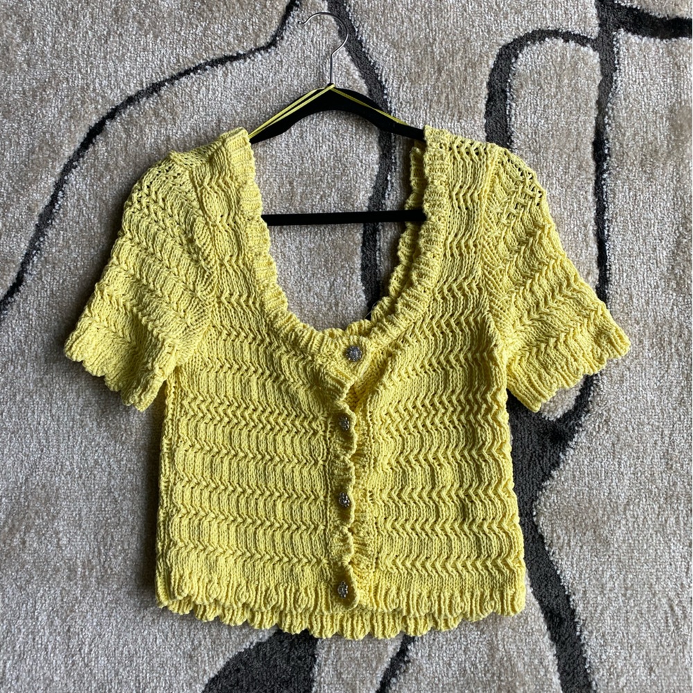 Yellow Diamond ZARA Sweater 💛